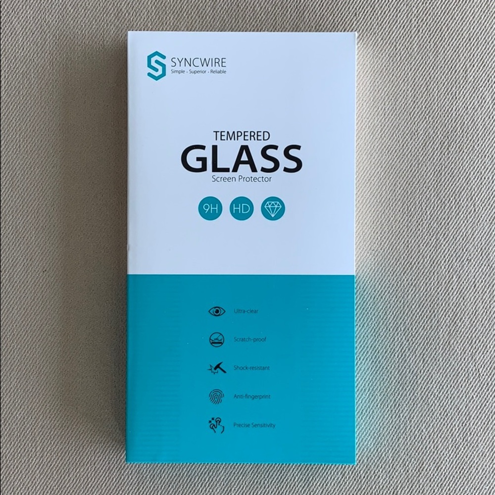 Syncwire Tempered Glass Screen Protector 2 Pack